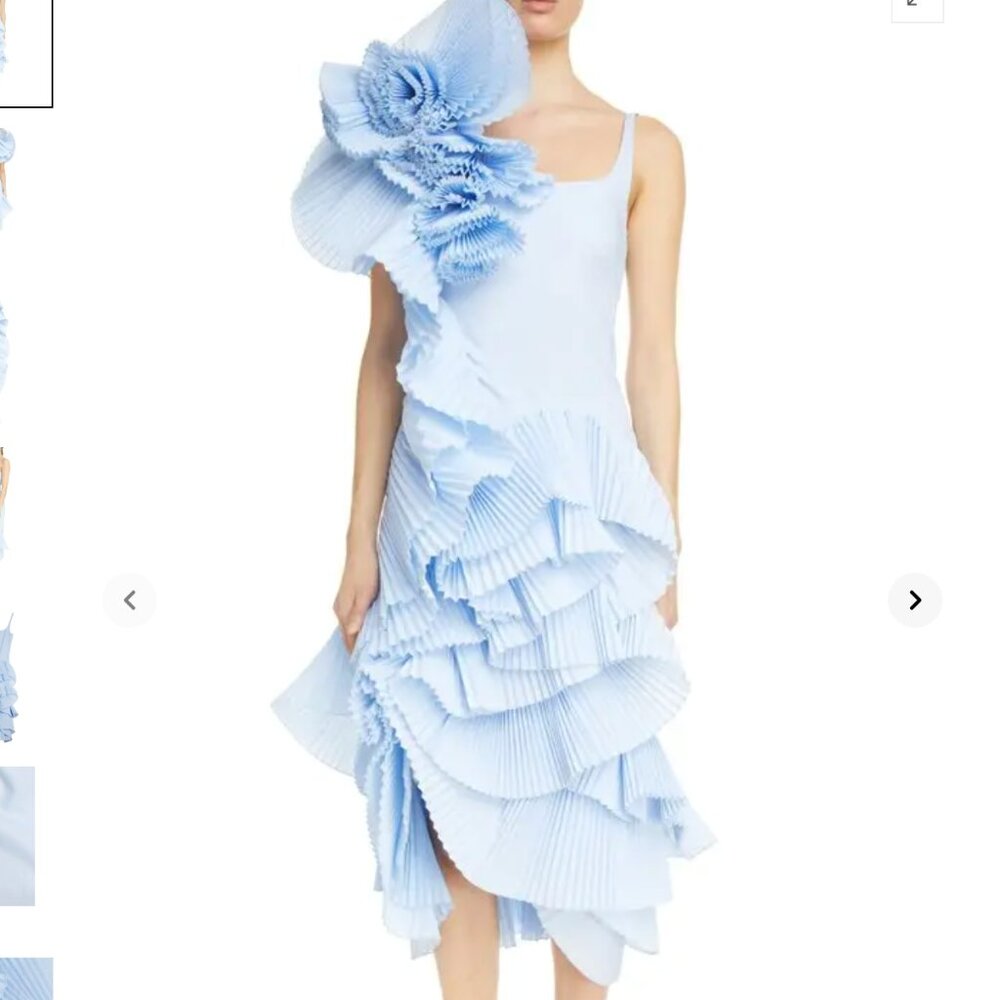 Dries Van Noten Debanas Fan Dress